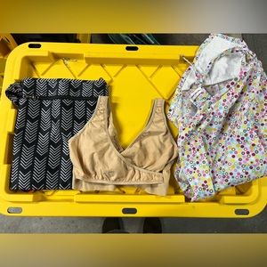 Breastfeeding/Pumping Bundle-Bebe aulait cover, Sarah wells Pumparoo, Rumina bra